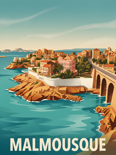 Affiche de Marseille - Malmousque