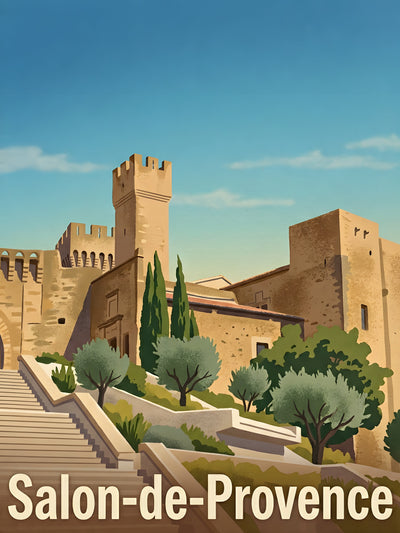 Affiche de Salon-de-Provence - Chateau de L'emperi