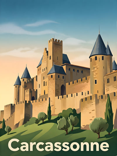 Affiche de Carcassonne - Cité de Carcassonne