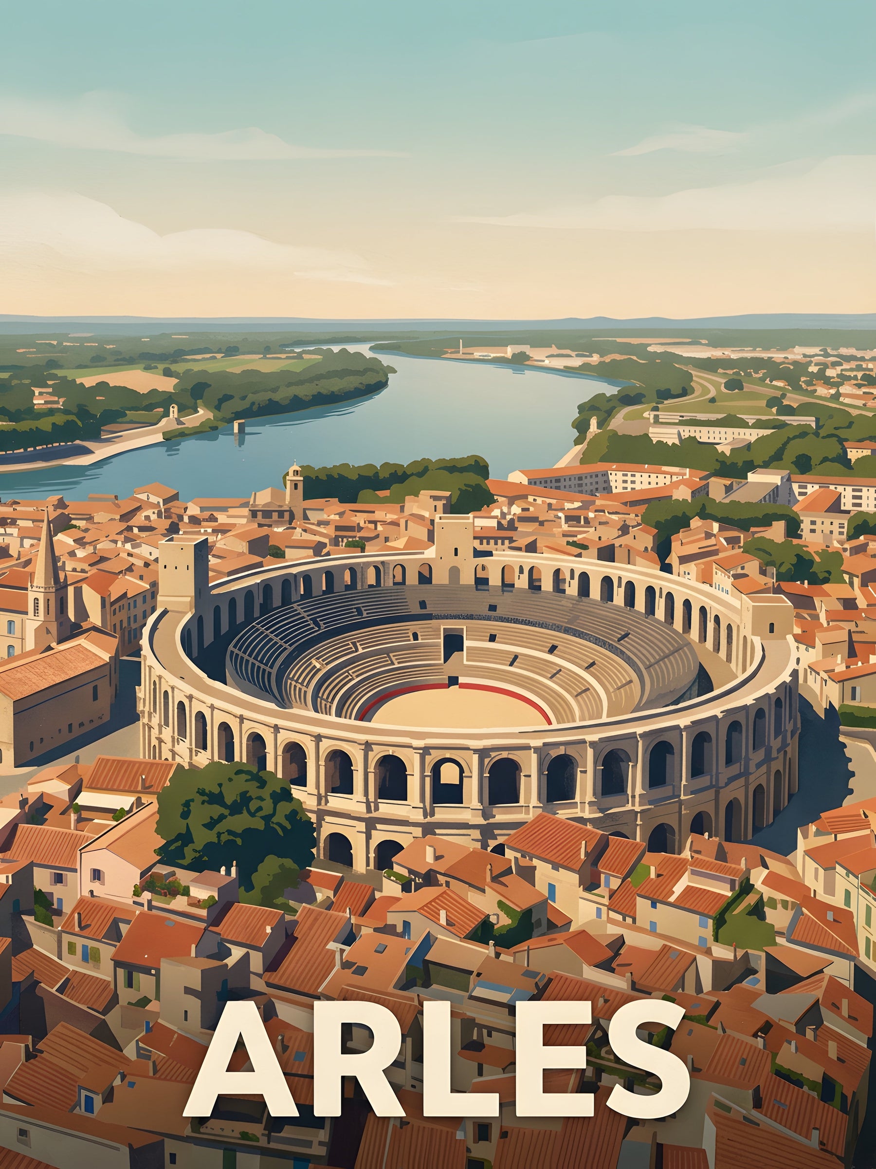 Affiche de Arles - Arènes d'Arles