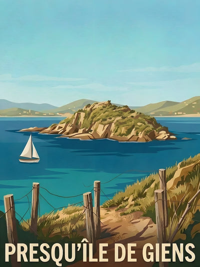 Affiche de la Presqu'Île de Giens