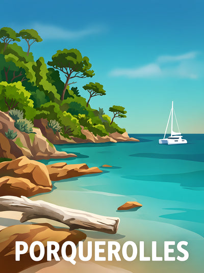 Affiche de Porquerolles