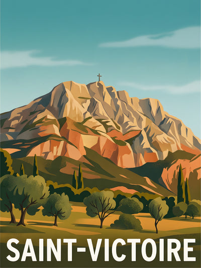 Affiche de Saint-Victoire