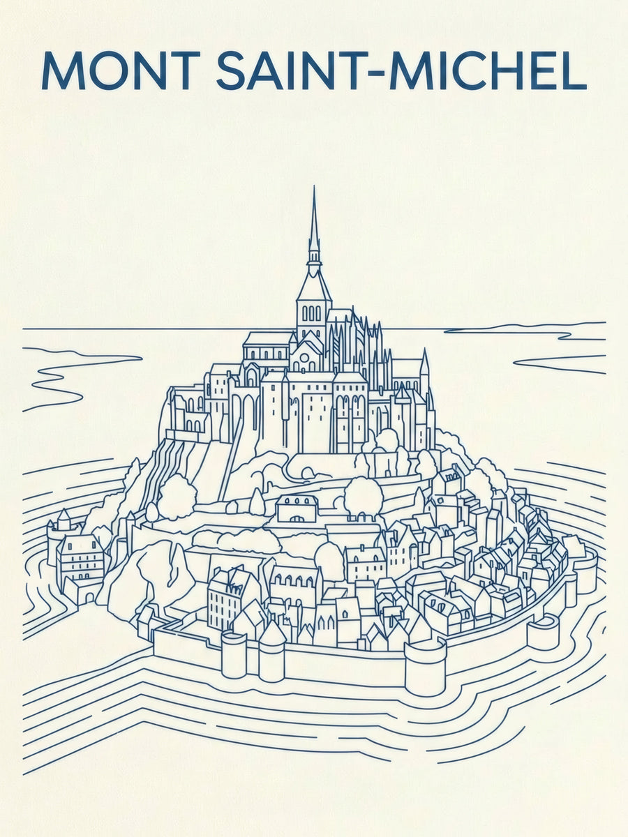 Affiche de Mont Saint-Michel