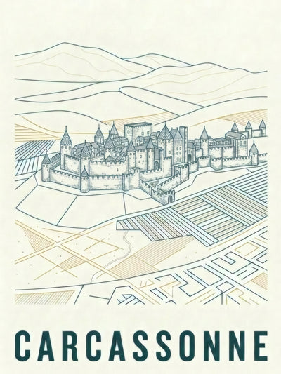 Affiche de Carcassonne