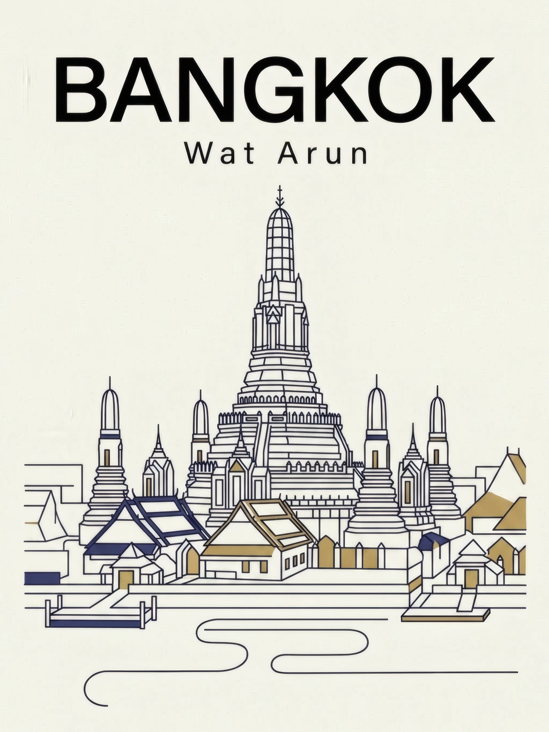 Affiche de Bangkok