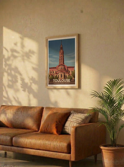 Affiche de Toulouse - Basilique Saint-Sernin de Toulouse – Lifestyle 2