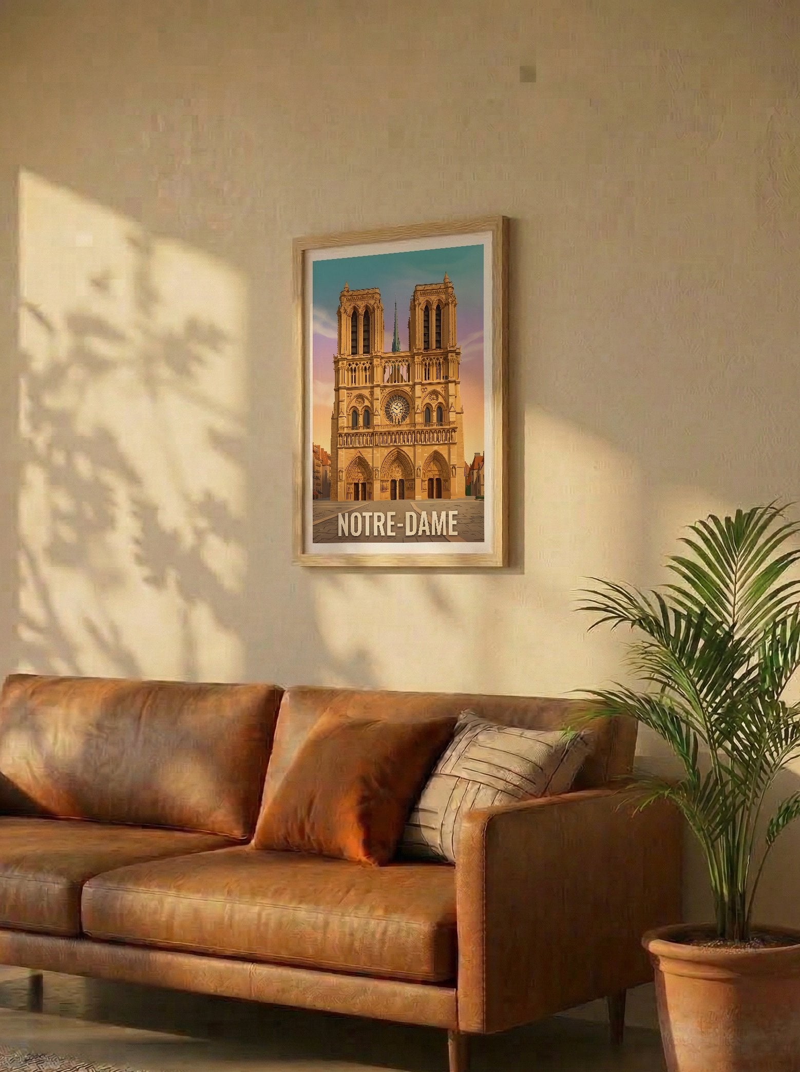 Affiche de Paris - Cathédrale Notre-Dame de Paris – Lifestyle 2