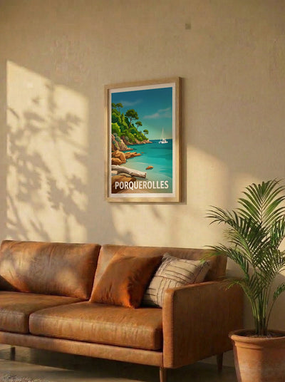Affiche de Porquerolles – Lifestyle 2