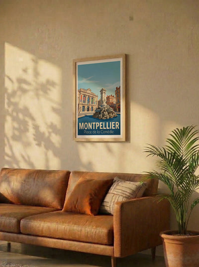 Affiche de Montpellier - Place de la Comédie – Lifestyle 2