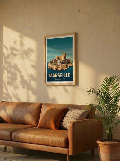 Affiche de Marseille - Château d'If – Lifestyle 2