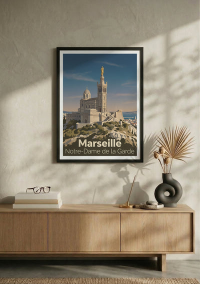 Affiche de Marseille - Basilique Notre-Dame de la Garde – Lifestyle