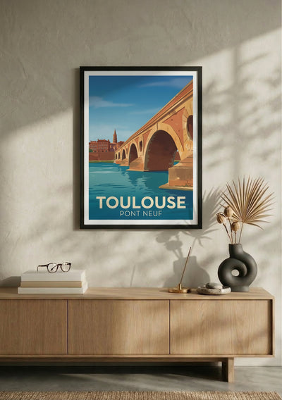 Affiche de Toulouse - Pont Neuf – Lifestyle