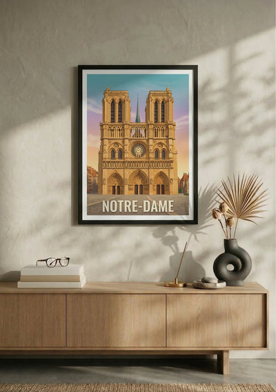 Affiche de Paris - Cathédrale Notre-Dame de Paris – Lifestyle