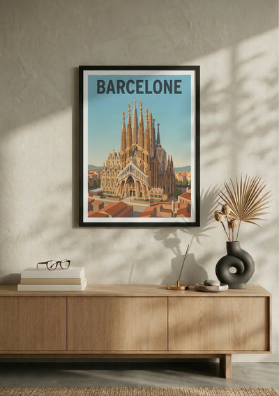 Affiche de Barcelone - Sagrada Familia – Lifestyle