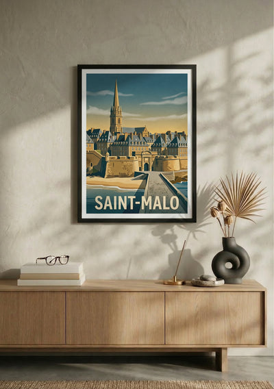 Affiche de Saint-Malo - Les Remparts de Saint-Malo – Lifestyle