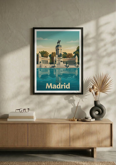 Affiche de Madrid - Parc du retiro – Lifestyle