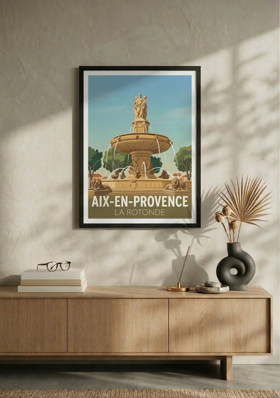 Affiche de Aix-en-Provence - la Rotonde – Lifestyle
