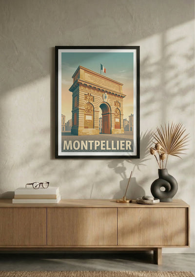 Affiche de Montpellier - Arc de Triomphe – Lifestyle