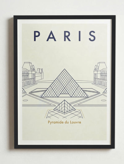 Affiche de Paris – Cadre noir