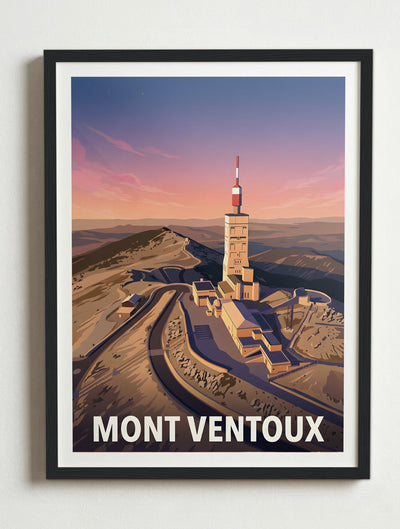 Affiche de Mont Ventoux – Cadre noir