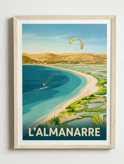 Affiche de l'Almanarre – Cadre bois