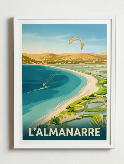 Affiche de l'Almanarre – Cadre blanc