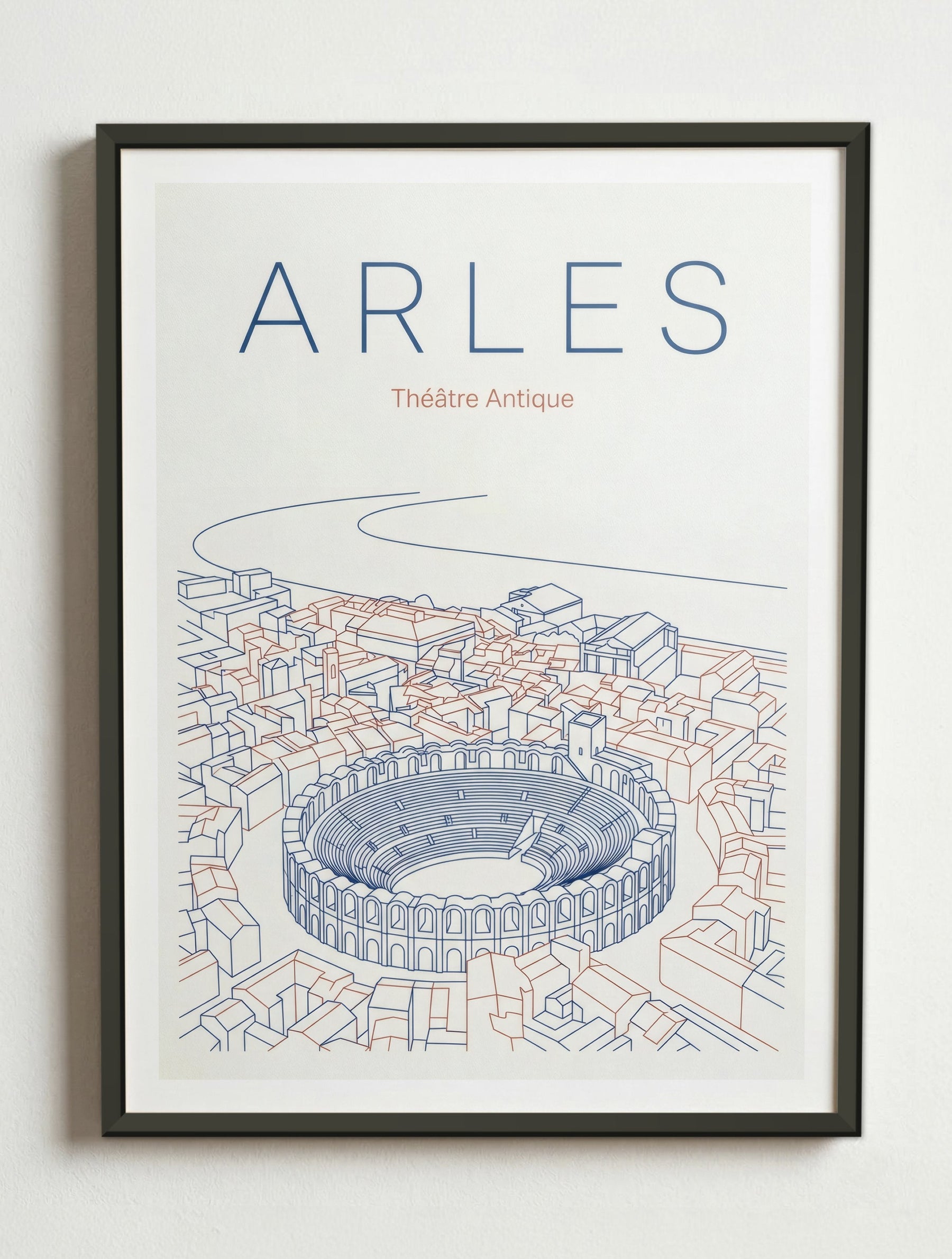 Affiche de Arles – Cadre métal