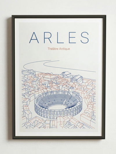 Affiche de Arles – Cadre métal