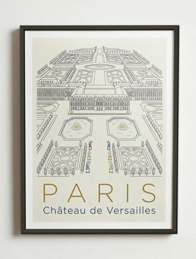 Affiche de Paris – Cadre métal