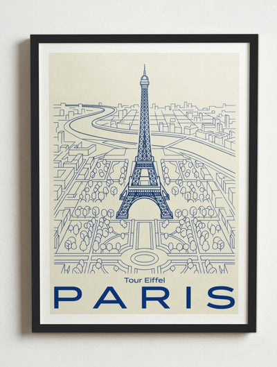 Affiche Paris – Cadre noir