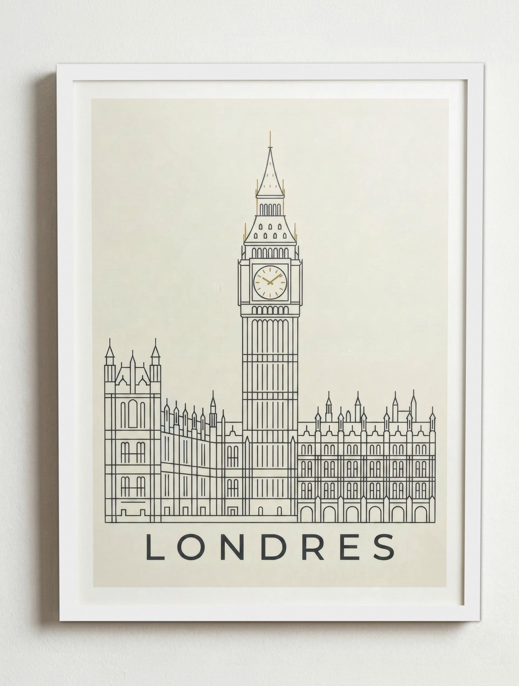Affiche Londres – Cadre blanc