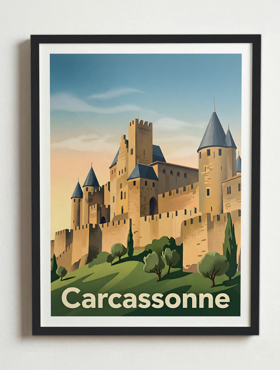 Affiche de Carcassonne - Cité de Carcassonne
