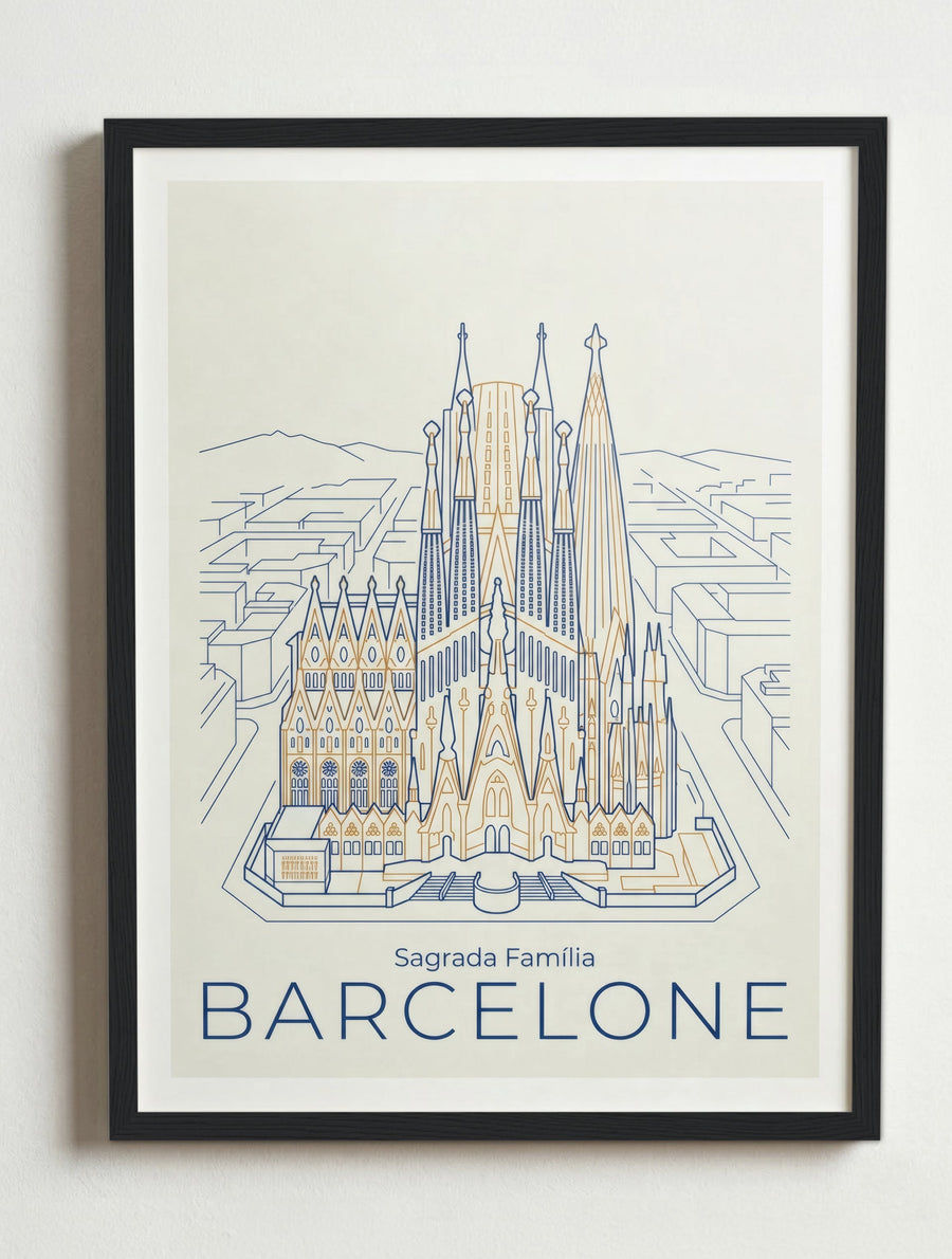 Affiche Barcelone