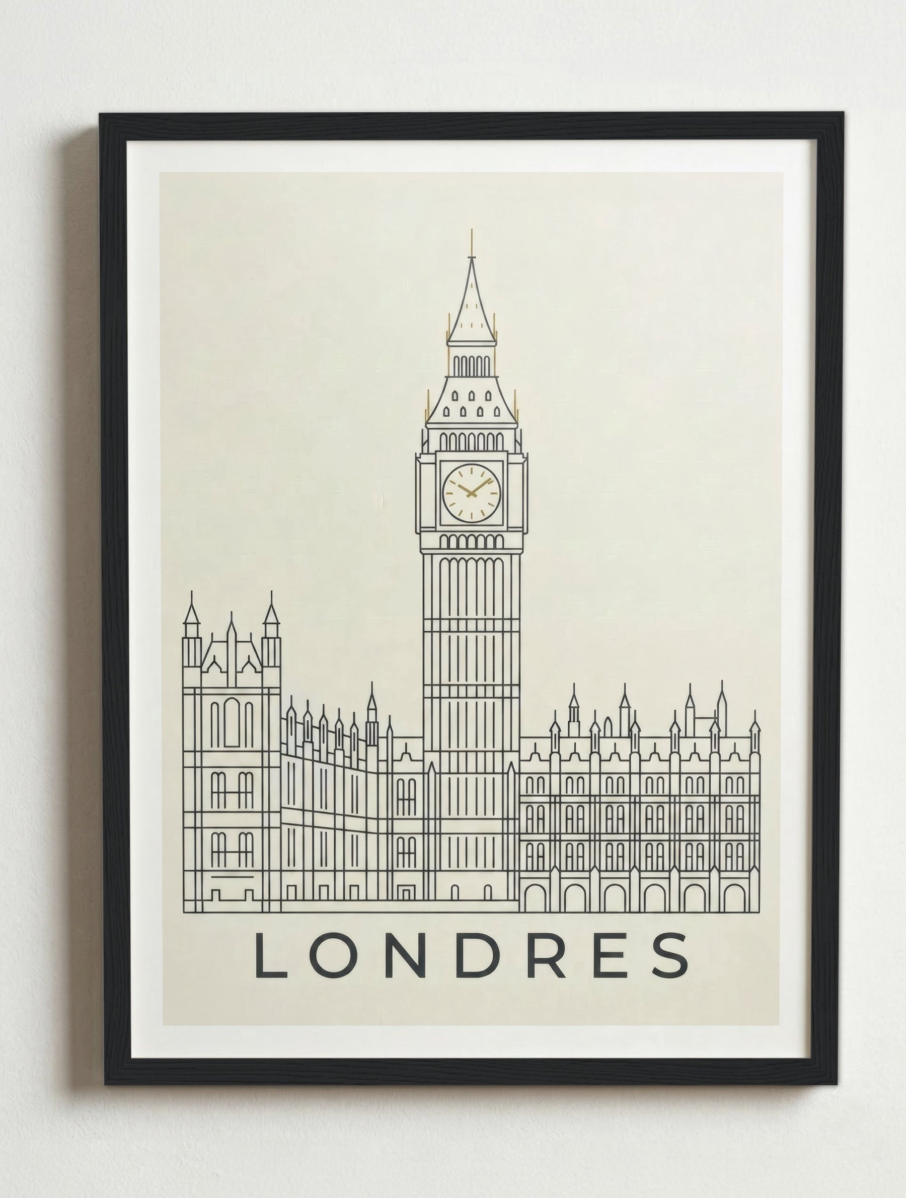Affiche Londres – Cadre noir