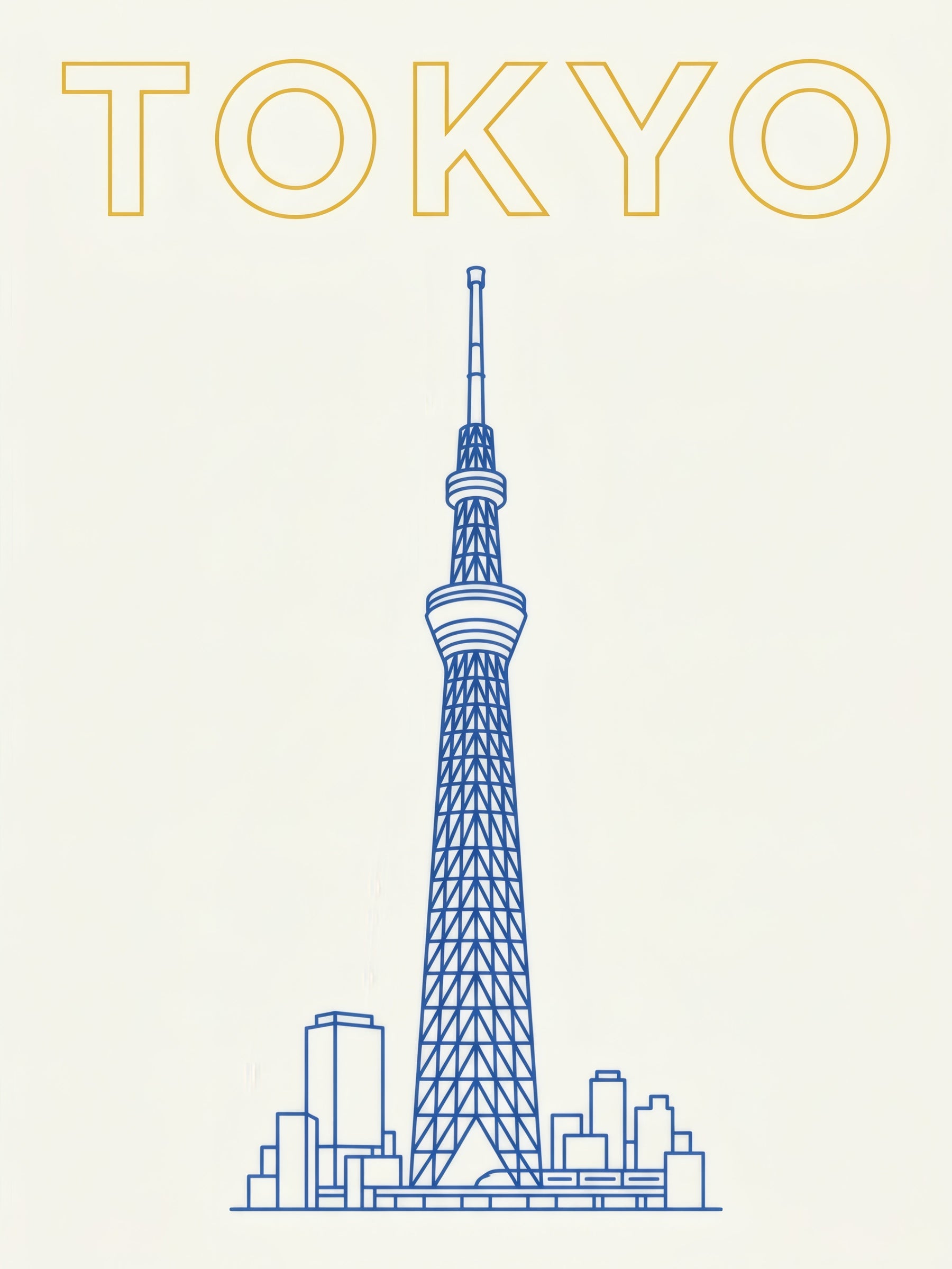 Affiche Tokyo — Tokyo Skytree | Travel Poster