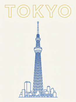 Affiche Tokyo — Tokyo Skytree | Travel Poster