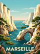 Affiche de Marseille - Parc national des Calanques