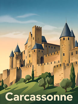 Affiche de Carcassonne - Cité de Carcassonne