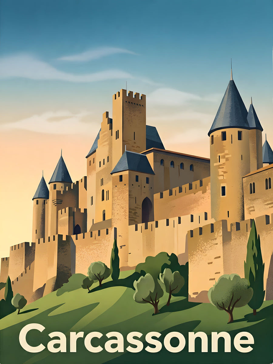 Affiche de Carcassonne - Cité de Carcassonne