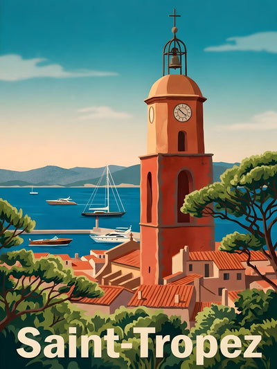 Affiche de Saint-Tropez