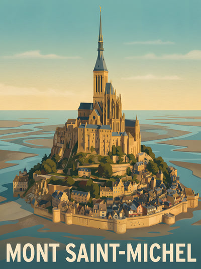 Affiche du Mont Saint-Michel