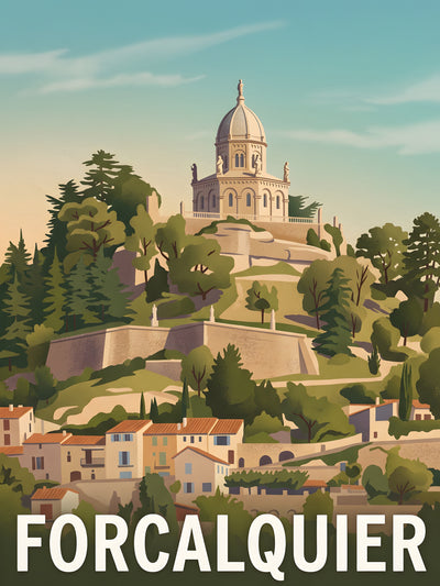 Affiche de Forcalquier - Citadelle de Forcalquier