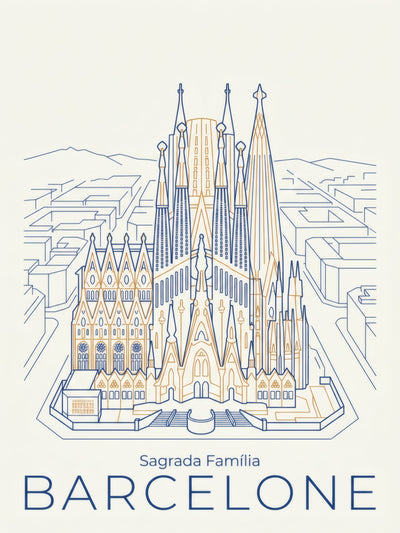 Affiche Barcelone