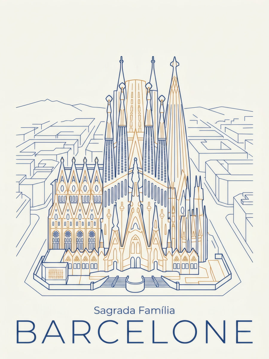Affiche Barcelone