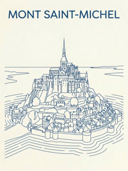 Affiche de Mont Saint-Michel