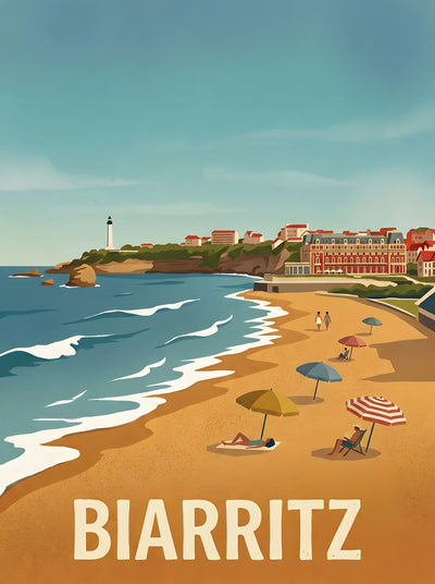 Affiche de Biarritz