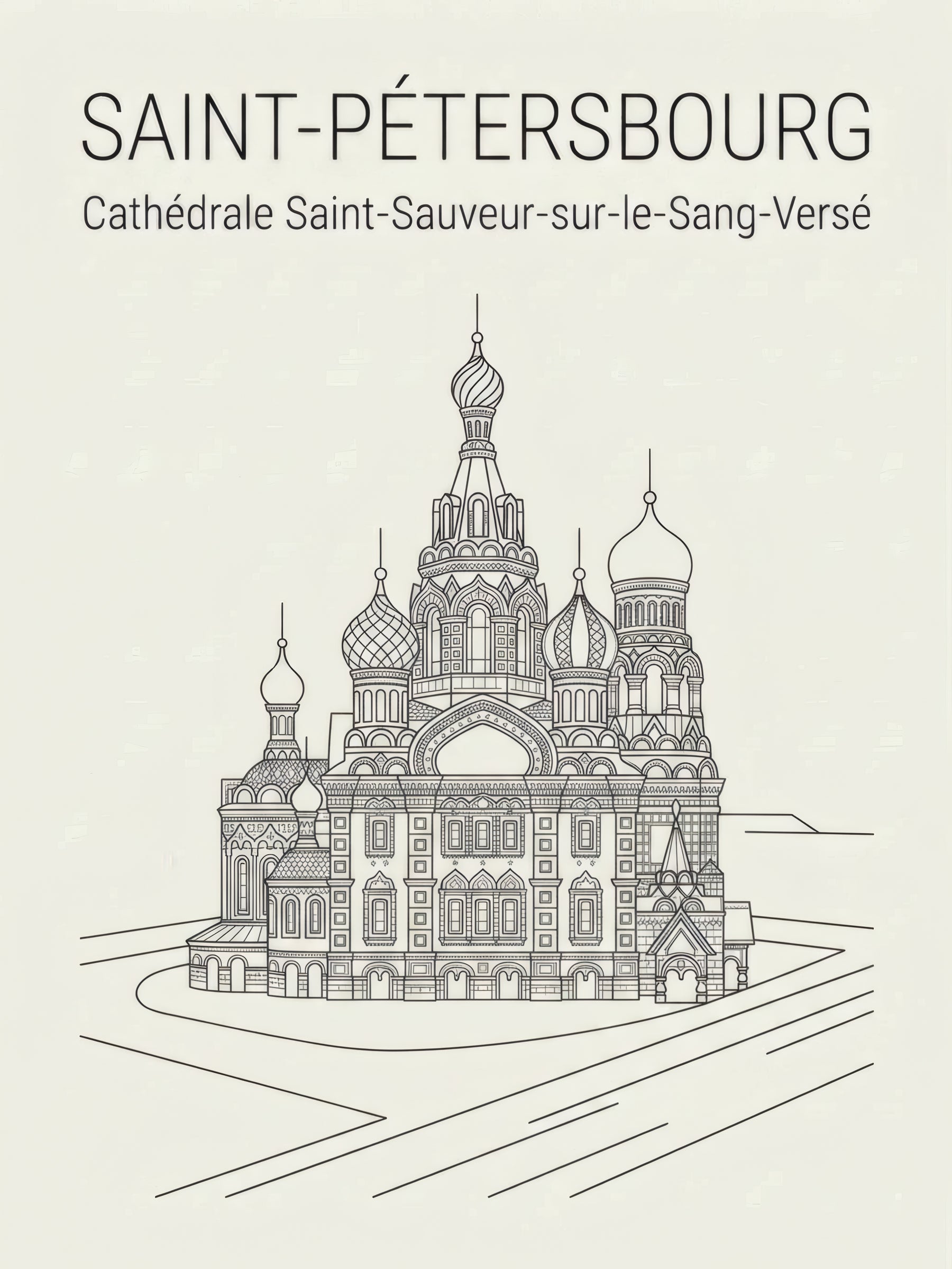 Affiche de Saint-Pétersbourg