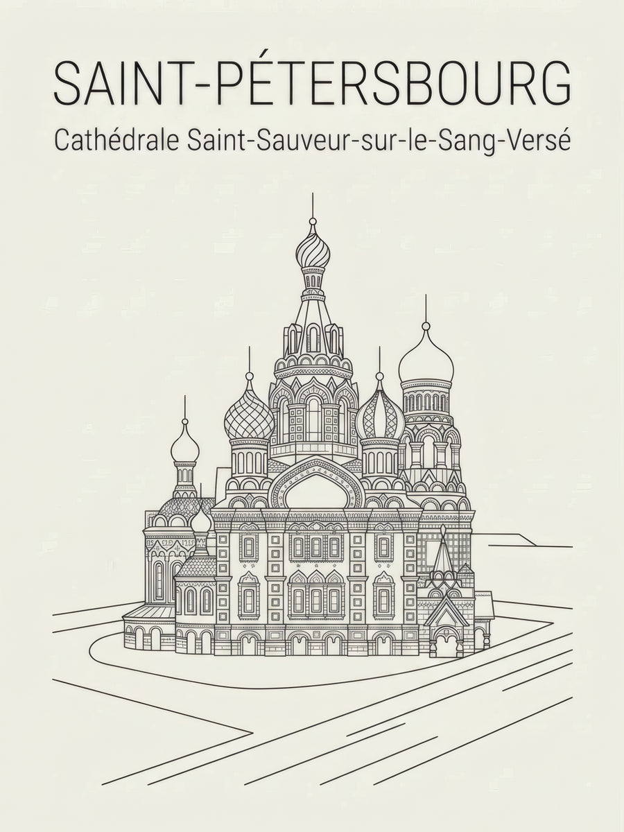 Affiche de Saint-Pétersbourg