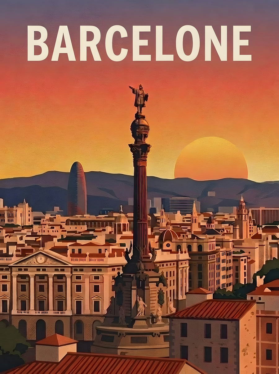 Affiche de Barcelone